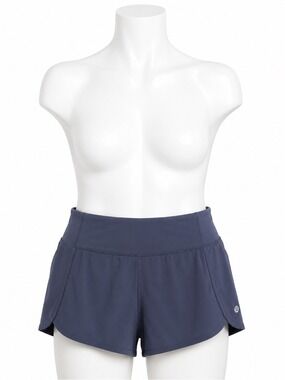 Lululemon Run Times Short II 4" True Navy Running Shorts Size 8